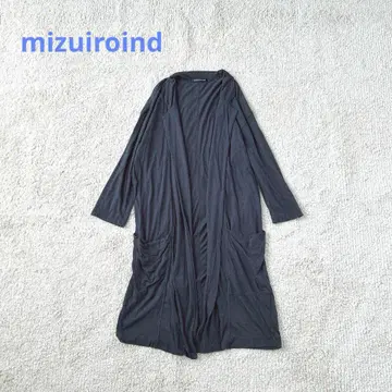 미즈이로랜드 가디건 일본제 코튼 혼합 겉옷 5부 소매 티셔츠