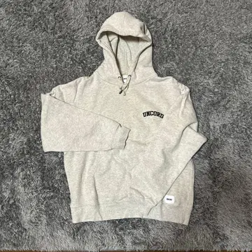 UNCORD 그레이 후드 부착 후드티