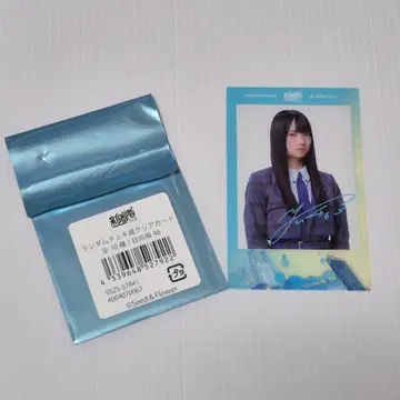 [ 사토 유우 ] 신참자 폴라로이드풍 클리어 카드 히나타자카46 5기생