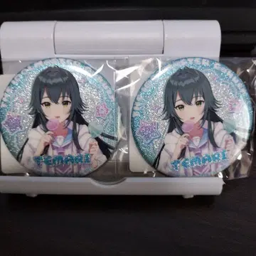 학원 아이돌 마스터 DMM 스크래치 글리터 캔 배지 츠키무라 테마리