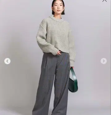 BEAUTY&YOUTH 울  니트 크롭 풀오버