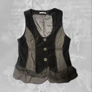 프릴 달린 뷔스티에