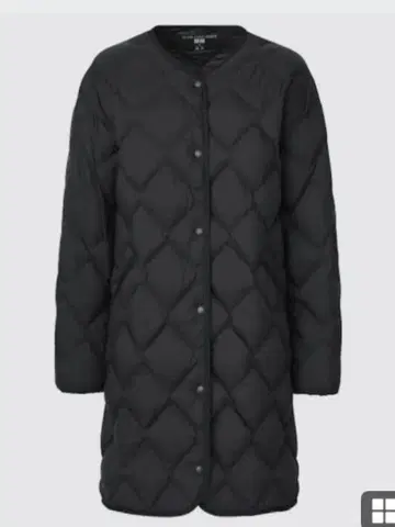 세탁 완료 유니클로 경량 다운 롱 코트 릴랙스 XL