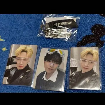좋아요 금지 ATEEZ 홍중 트레이딩 카드 & 키링 세트 좋아요 불필요