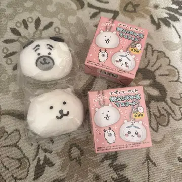 나가노 마켓 방울 달린 얼굴 마스코트 2개 세트