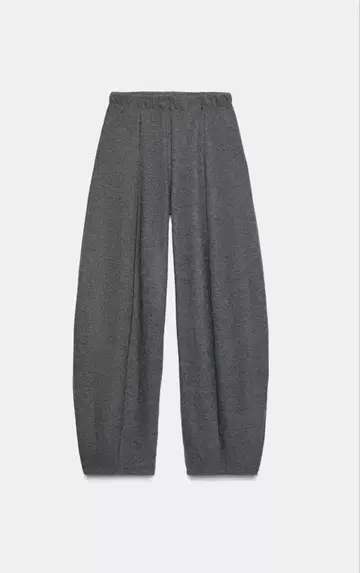 ZARA 소프트 와이드 팬츠 그레이마르 s