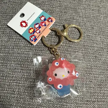 산리오 미야쿠미야쿠 콜라보 클리어 키링 키티