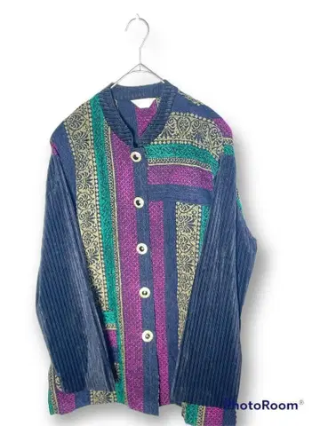 빈티지 자켓 레어 골드 버튼 빈티지 하나뿐인 앤티크 올 패턴