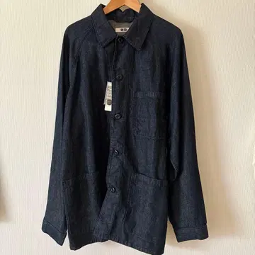 [ 택 포함 새상품 ] [ 유니클로 ] 유틸리티 데님 자켓 XL