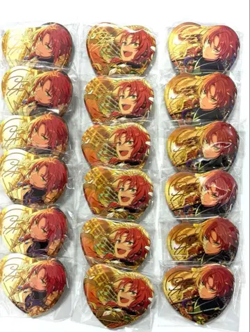 앙스타 츠키나가 레오 경심 하트 캔뱃지 중국 3종 6개씩