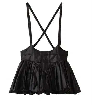 PRANK PROJECT 벌룬 페플럼 튜닉 블랙