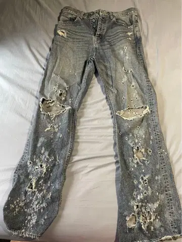 dairiku 플레어 데미지 팬츠 사이즈 31