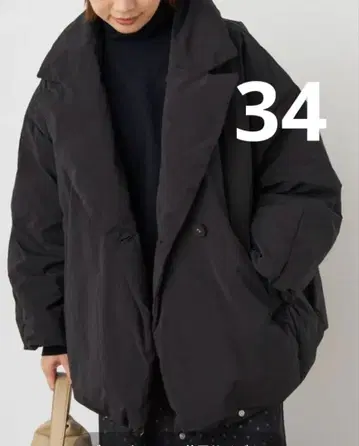 IENA 발수 테일러 코쿤 다운 블랙 34