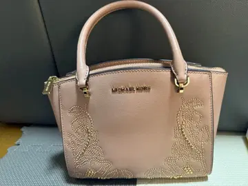 MICHAEL KORS 핑크 자수 핸드백