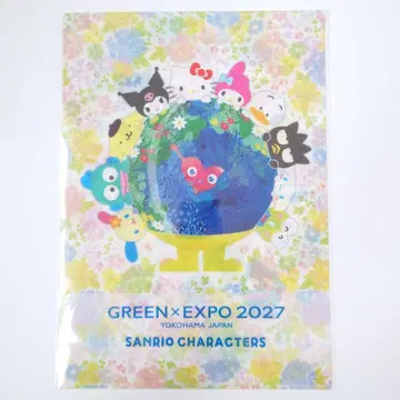 새상품 EXPO 2027 산리오 캐릭터즈 툰크툰크 클리어 파일