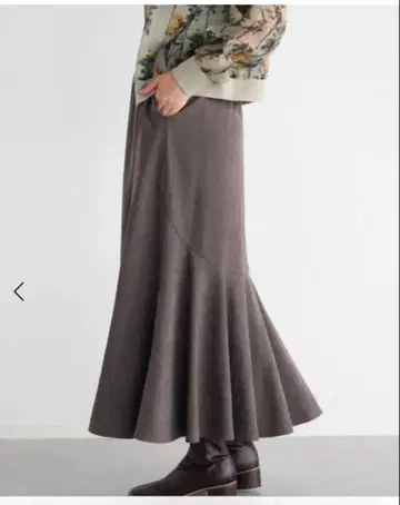 새상품 야마다야 vin 피치 스킨 백 스위치 내로우 스커트 머메이드