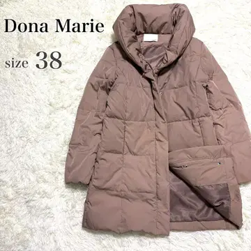 도나 마리 도나마리 볼륨 옷깃 다운 코트 38 모카 브라운