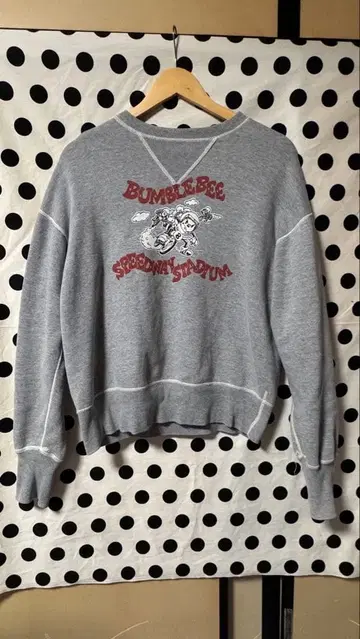 [ 구제 의류 ] BumbleBee 그레이 맨투맨 L