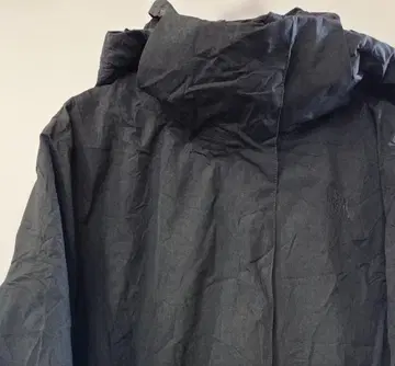 THE NORTH FACE 후드 부착 블랙 롱 자켓