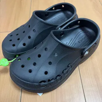 Crocs 블랙 클로그 샌들 23cm