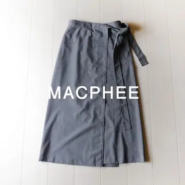 새상품급 투모로우랜드 맥피 25만원 랩스커트 맥시 스커트 D