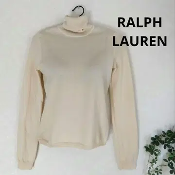 [ 랄프 로렌 ] 터틀넥 긴팔 니트 크림