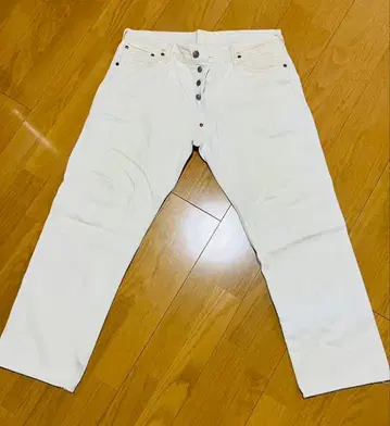 에비수 청바지 화이트