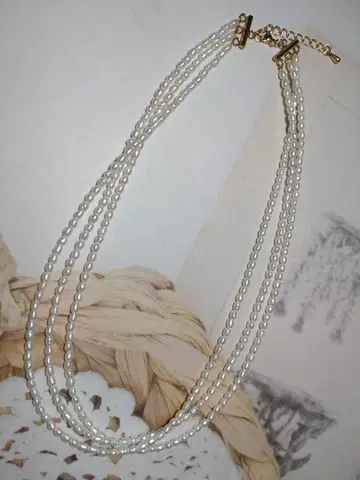 담수 펄 목걸이