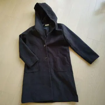 렙심 롱 코트 후드 부착 L 사이즈 택없는 새상품