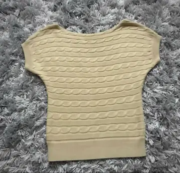 폴로 랄프 로렌 오프숄더 케이블 니트 XS