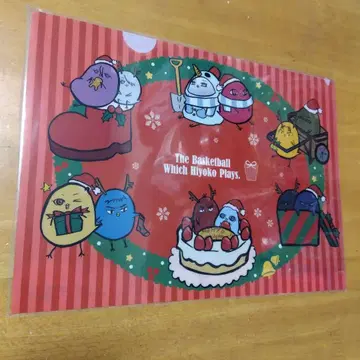 쿠로코의 농구 병아리 농구 A-4 클리어 파일 크리스마스 병아리
