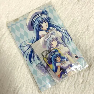 엽서 포함 키링 푸른 머리ver.(히나타 허벅지)