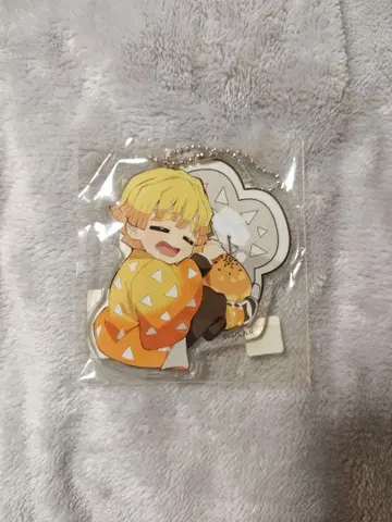 귀멸의 칼날 중국 한정판 [아가츠마 젠이츠 딤섬 아크릴 키링]