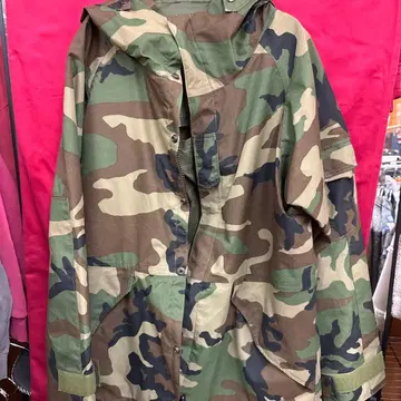 카모 패턴 나일론 후드티 M