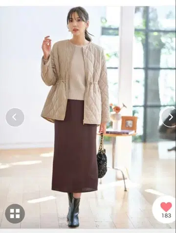 퀼팅 지퍼 아우터 새상품급