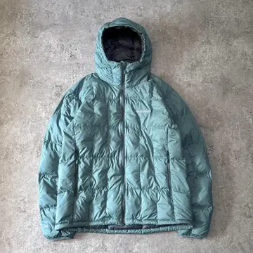 몽벨 네쥬 다운 후드티 다운 자켓 L 블루그린 BGN