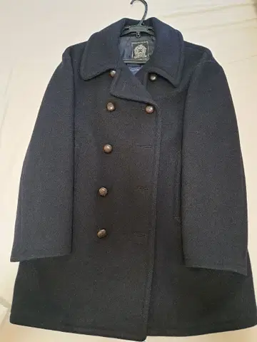 VAN P 코트 네이비 예비 버튼 10개 포함