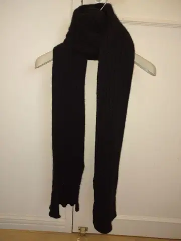 [ 새상품급 ] JIL SANDER 캐시미어 리브 니트 롱 머플러