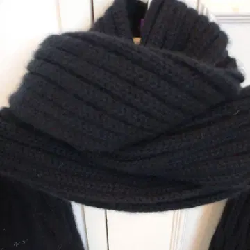 [ 새상품급 ] JIL SANDER 캐시미어 리브 니트 롱 머플러