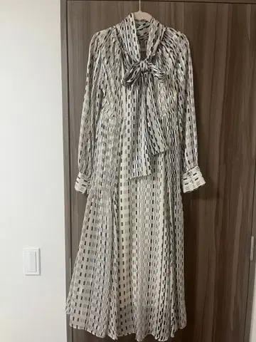 프레이 아이디 스트라이프 패턴 원피스 사이즈 0