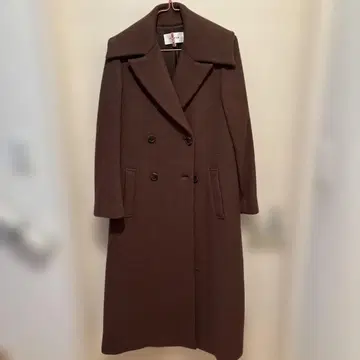 FRAY I.D 브라운 롱 코트 S 사이즈