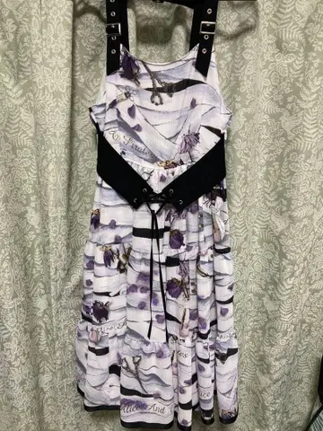 앨리스와 해적들 오버롤 스커트