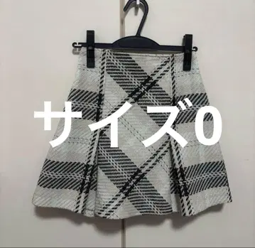 snidel 로빙 체크 스커트