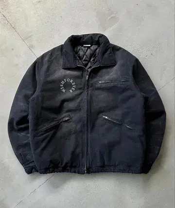 WISH FOREVER 드로우 코드 빈티지 라이크 숏 덕 자켓 L