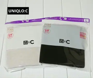 [ 새상품/2장 세트 ] 히트텍 캐시미어 블렌드 터틀넥 T 화이트&블랙