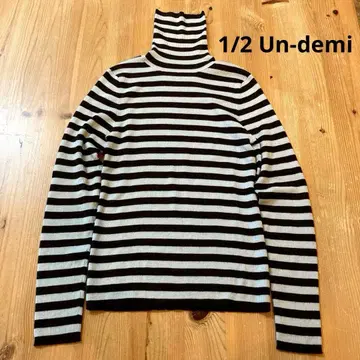 1/2 Un-demi 안두미 보더 터틀 니트 익명 배송