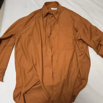 INTER FACTORY 오렌지 긴팔 셔츠 M