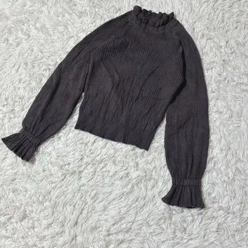 [ c6612 ] Swing by 니트 스웨터 긴팔 다크 브라운