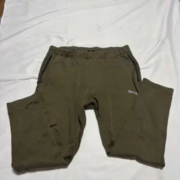 PUMA 스웨트 팬츠 카키색 XL 사이즈