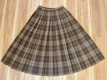 URBAN RESEARCH DOORS 체크 무늬 롱 스커트